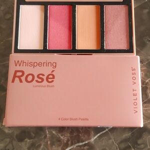 Violet Voss|Whispering Rosé|Luminous Blush|4 Color Palette